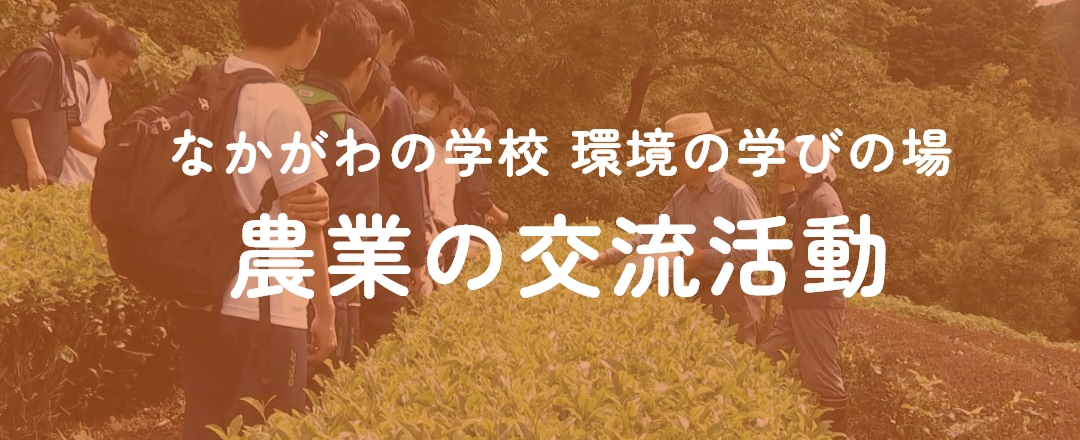 なかがわの学校 環境の学びの場 農業の交流活動