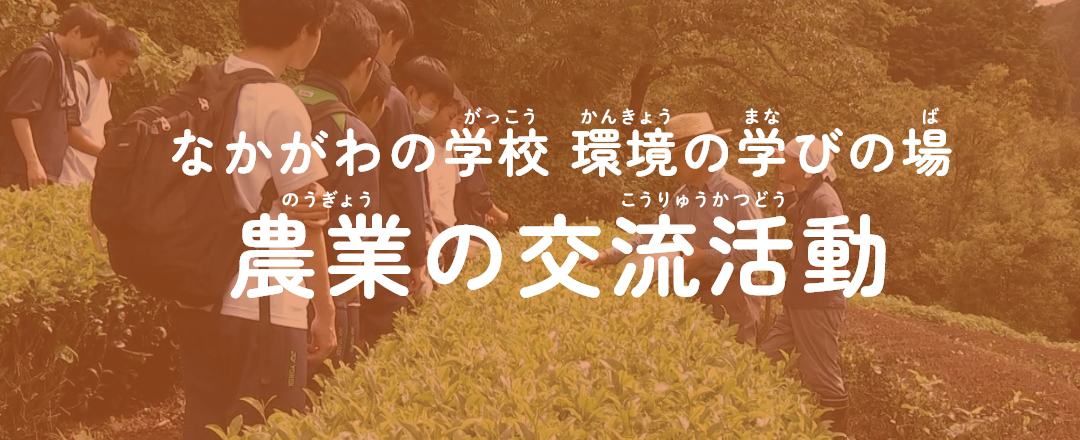 なかがわの学校 環境の学びの場 農業の交流活動